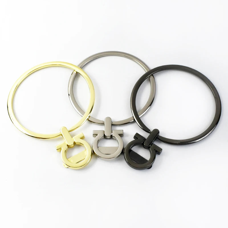 Meetee F7-58 Alloy Ring Frame Purse Handbag Handmade Accessories Bag Handle