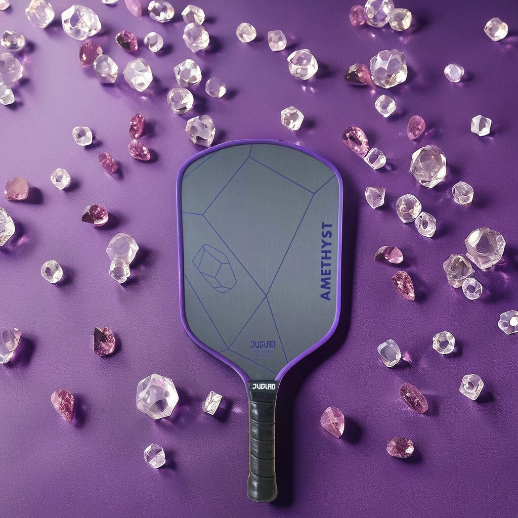 For JUCIAO Amethyst Gen1 T700 Customizable Pickleball Paddle Raw Carbon Fiber Rough Surface Gen2 Technology for Entertainment Us