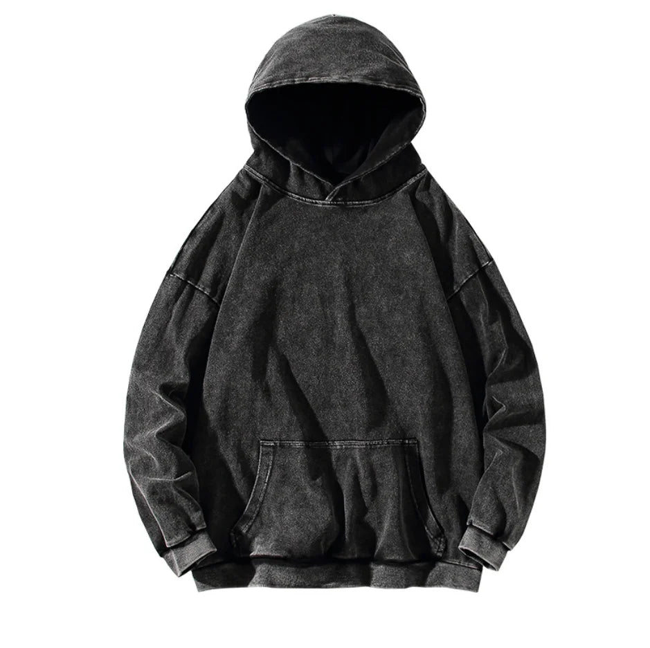 Wholesale New Design  High Street Series Washing Sweatshirt Washed Vintage Hoodie
