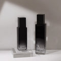 High-end Black 30ML 50ml 100ml 120ml Liquid Foundation Glass Bottle Ball Cap Conical Bottle Original Liquid Bottle