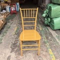 Hot Sales Cheap Disassembled Gold Acrylic Resin Chiavari Chair for Wedding Event Party