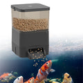 Custo Luxury Auto Fish Feeder Machine Battery Powered Plastic Automatic Outdoor Use EVNICE EV810SW LCD Display Time Setting