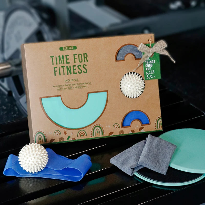 BespritGift Creative Fitness & Yoga Gift Women Box Set Home Gym Workout Kits Mothers Day Birthday Gifts Sets for Girl & Mom
