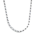 New Fashion Stainless Steel Rectangle Zircon Women Bling Necklace