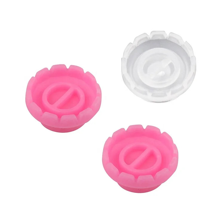 2025 Factory Wholesale Disposable Pink Quick Bloom Glue Cup Ring Eyelashes Extension Adhesive Stand Premade Fan Glue Cup