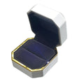 Luxury LED Square Jewelry Box-Customized LED Ring Box with Square Pattern