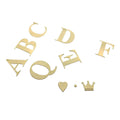 Factory Price Custom logo Self Adhesive Packaging Labels Gold Electroforming Decoration Nickel 3D Label