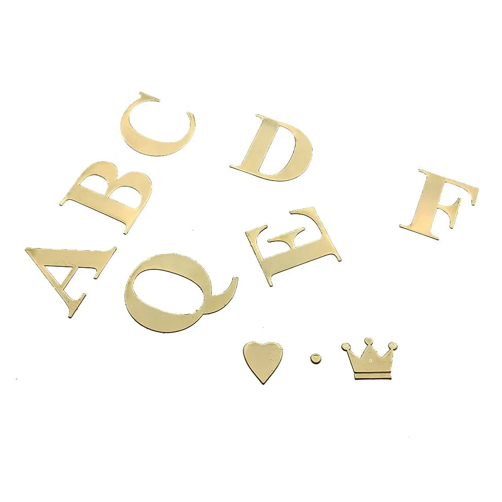 Factory Price Custom logo Self Adhesive Packaging Labels Gold Electroforming Decoration Nickel 3D Label