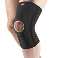 Custom Adjustable Open Patella Elastic Silicone Neoprene Knee Support Brace with Hook & Loop Closure Non-Slip Thin for Running