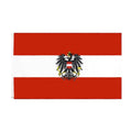 Ready to Ship 100% Polyester 3x5ft Stock Austrian Coat of Arms Austria National Emblem Flag With Eagle