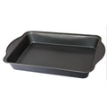 Non Stick Small Deep Kitchen Bakeware Rectangular Brownie Baking Pan Baking Sheet Oven for Bread and Cake with Handle