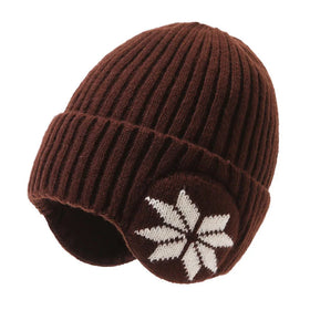 Hot Sale Ear Protection Winter Hats Stylish Soft Beanie Hat for Men Women Classic Knit Earflap Hat Warm Cap With Ears