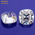 Starsgem Wholesale 6.5x6.5mm Gh Near Colorness Vvs1 Moissanites Cushion European Old Mine Cut Moissanite