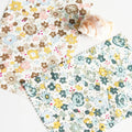 Cotton Poplin Fabric 120gsm Floral Printed for Baby Girls Soft Woven 120gsm for Quilting Shirts Toys for Boys' Clothes Bags