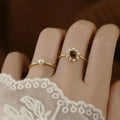 Beads Nice Christian Religious Bezel Tube Bezel Stacking Rings