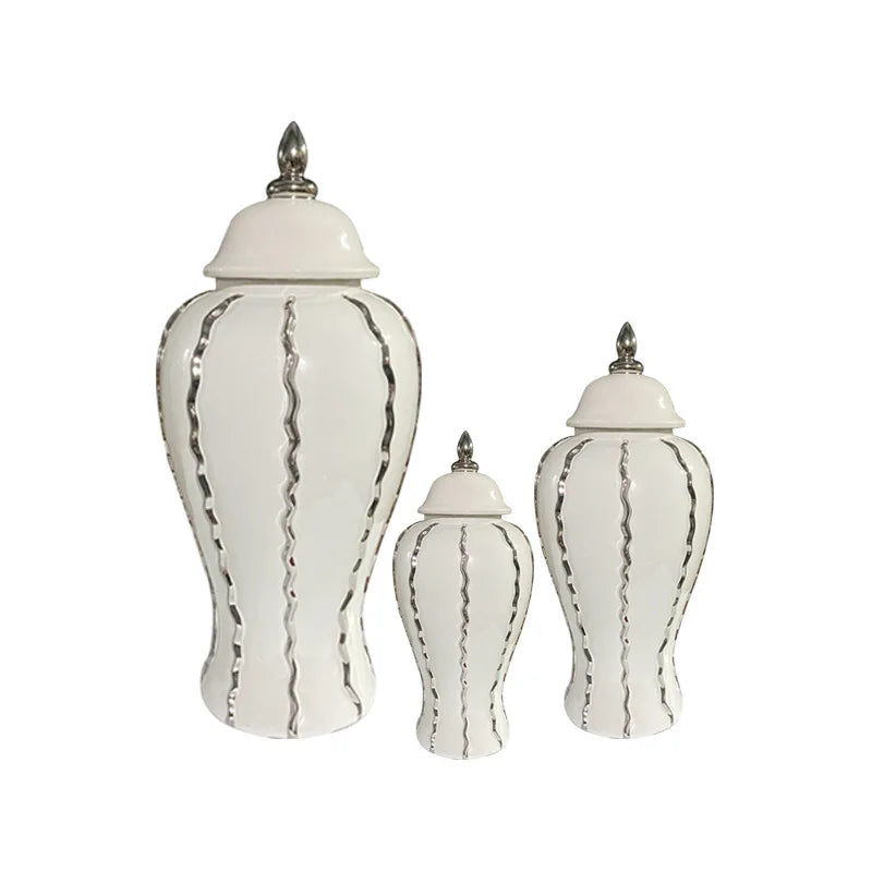 China Retro Living Room Showroom Meeting Room Ceramic Wedding Decoration Elegant Luxury Flower Vase