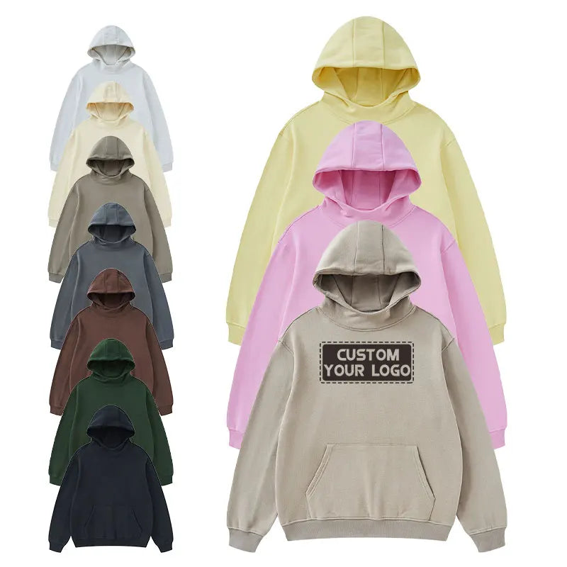 Heavyweight 100% Cotton Hoodie New Design Casual Fashion Oversized Hoodies for Men and Women Comfortable in Winter