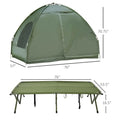 2 Person Foldable Camping Bed Portable Camping Cot Tent Elevated  Luxury Portable Camping Tent With Bed