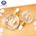 Spherical Glass Bottle with Ball-Shape Cap Refillable Essence and Serum Pipette for Aromatherapy Massage Oils Skin Care Cream
