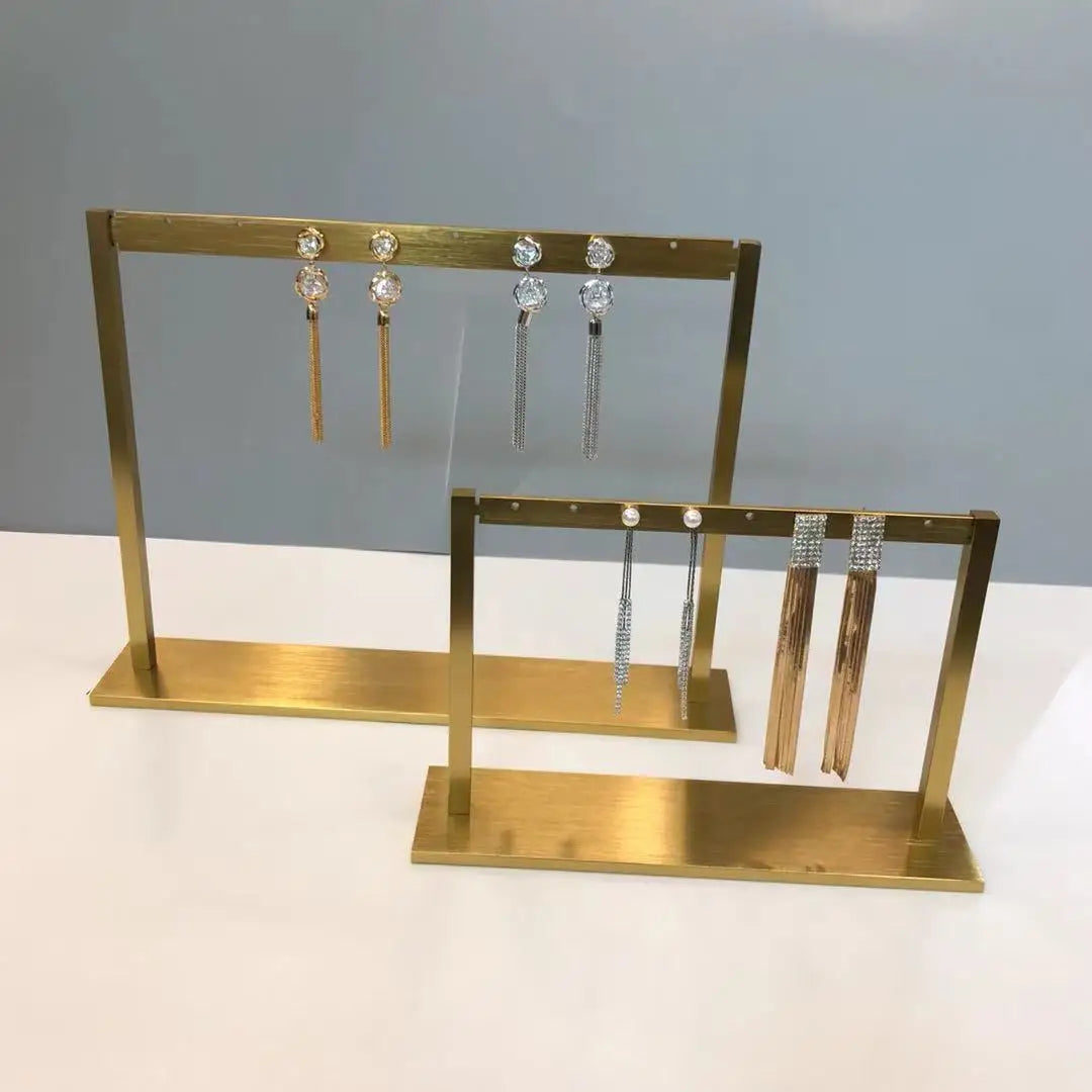 New Design Metal Earrings Holder Display Rack for Fashion Jewelry showcase Props