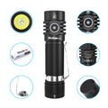 Super Bright WK03 SST40 1800lm Tactical Outdoor EDC Torch Waterproof IP68 Lantern 18650 Rechargeable LED Flashlight