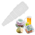 6pcs Reusable Silicon Stretch Lids Universal Lid Silicone Food Wrap Bowl Pot Lid Silicone Cover