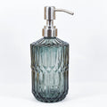 Clear Glass Cosmetic Pump Bottle 400ml for Hand Soap and Liquid Soaps Screen Printed 100pcs MOQ
