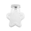 Star Shape 500ML Milk Tea Plastic PET Jar Beverage Juice Bottles with Aluminium Cap for Packaging Industrial Use