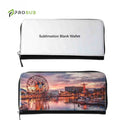 Prosub Men Sublimation Blank Purse Zipper Billfold Wallet Mens Sublimation Blanks Wallets