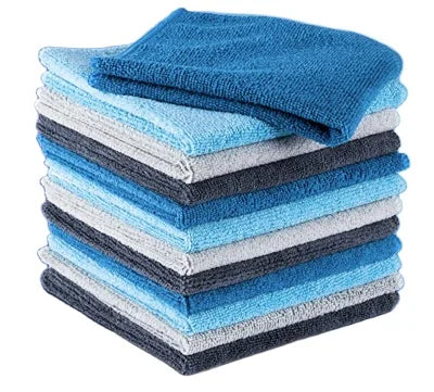 Hot Selling 350gsm Microfiber Cleaning Cloth Warp Knitted Towel for Car Wash and Kitchen Cleaning 300gsm Microfiber Cloth