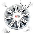 Korean Handmade Promade Lash Fans Eyelash Extension Long Stem Pointy Base Premade Fan Loose