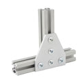 China Manufacturer 6439 Cnc  Rohs Oem Odm 10 Series  5 Hole  T Shape Joining Aluminum Plate for Aluminium Profile  10/15 Inches