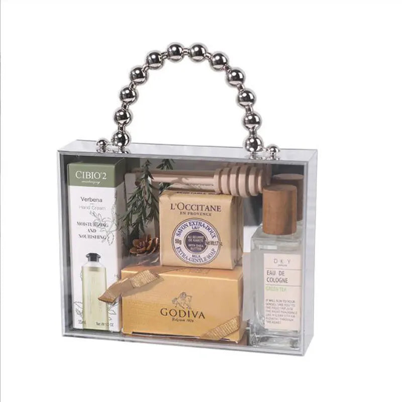 Factory Wholesale Transparent Wedding Acrylic Display Gift Box for Gifts Clear Rectangle Storage Box with Lid