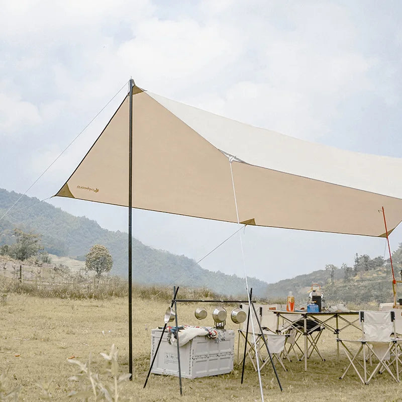 Hot Selling Outdoor Super-large Curtain Ultra-light Rain-proof Sunscreen Field Camping Beach Tent Camping