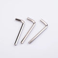 M5x65mm Nickel Plated L Shaped Hex Keys L Type Allen Wrench Industrial Grade Metric Hand Tool