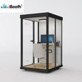 Mini Foldable Metal Soundproof Office Phone Booth