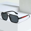 UV400 Double Beam Classical Cycling Oculos De Sol High Quality Frame Men Shades Square Driving Polarized Sunglasses