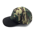Wholesale Factory Price 5 Panel Solider Flat Brim Cap Camo Camp Caps