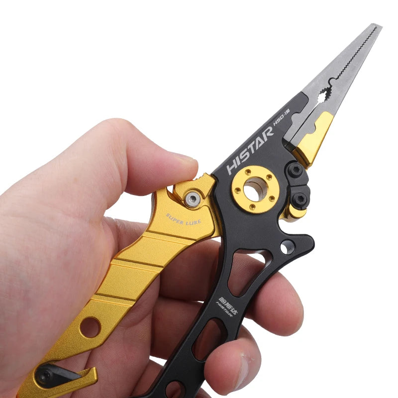 HISTAR CNC Processing Patent Single Finger Operation Spring Bearing Fishing Tool Accessories  Plier