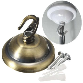 Lighting Accessories Chandelier Ceiling Plate Cover Hook Bracket Brushed Chrome Mounted Canopy for Pendant Light