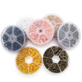 1010pcs 4mm 5mm 6mm 8mm 10mm 12mm Jump Ring Kit for DIY Earring Bracelet Necklace Jewelry Making Components