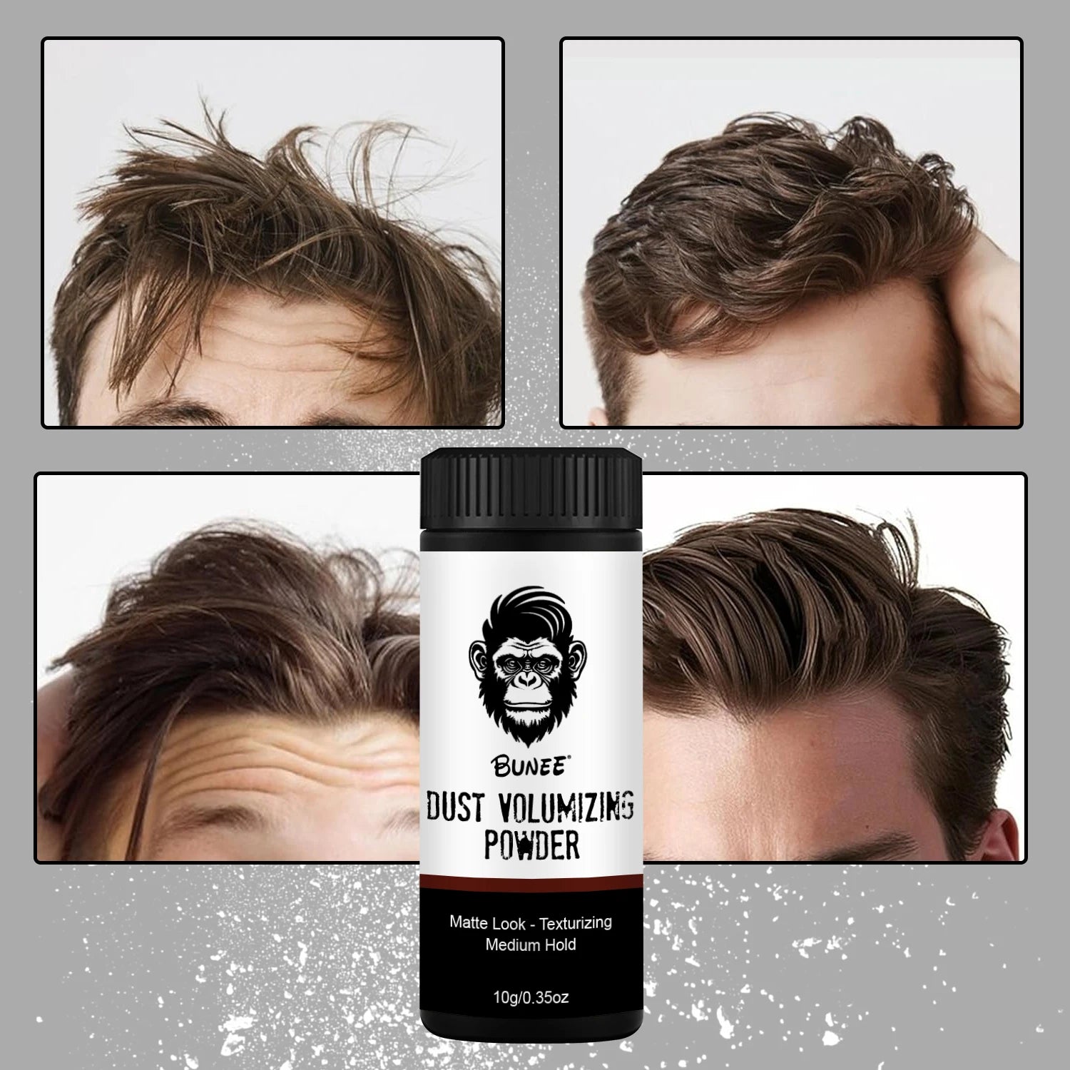 Direct Sales Poudre Texture Cheveux Styling Powder Hair Texturizing Fluffy Volumizing Texture Powder Level 1 2 3
