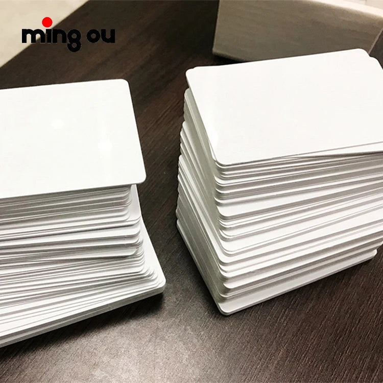 Custom Blank PVC Business ID Card Sublimation Staff Identification Daily Office Personalized Printable PVC Card