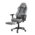 Executive Swivel PU Synthetic Leather Adjustable Roller Backrest Durable Metal Computer Gaming Chair