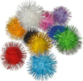 Wholesale 1.2INCH New Generation Extra Cat's Favorite Chase Glitter Ball Toy Sparkle Pom Pom Balls Cat Toys