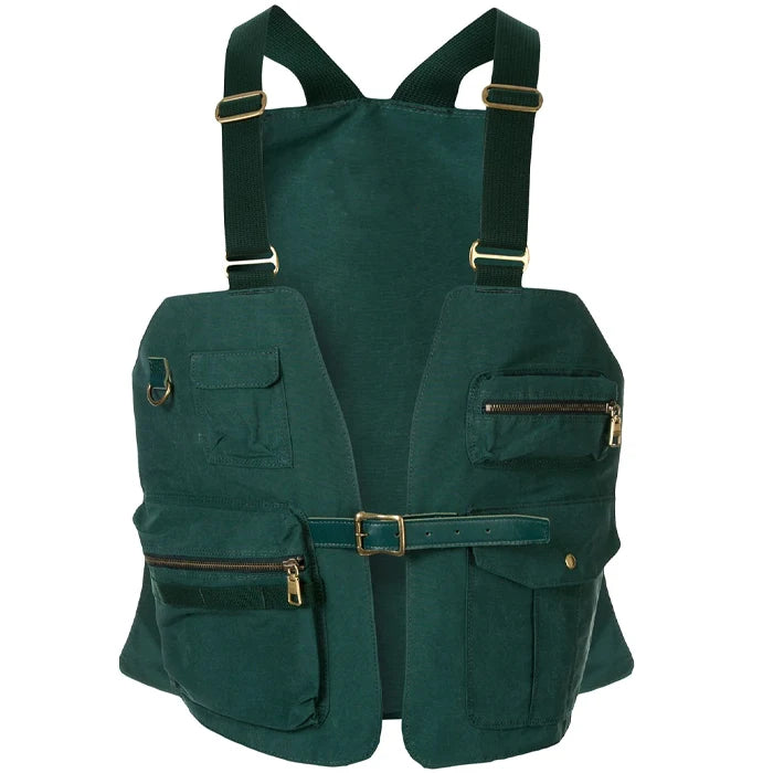 Fashion Adjustable Wedding Shoulder Straps Multi Cargo Pockets Functional Vest Belt Cotton Waterproof Breathable Windproof