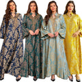 Eid Abaya Dubai Turkey Beads Work Kaftan Jalabiya Modest Kaftan Islamic Clothing Abaya Muslim Dresses for Women