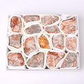 HZ Natural Crystal Crystal Red Picasso Stone with Box