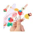 Korea Creative Cartoon Plastic Bookmark for Students Multi-Functional Paperclip Design