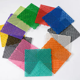 Interlocking Plastic Garage Floor Tiles Anti-Slip Workshop Mats for Car Detailing Shop Industrial Commercial Flooring